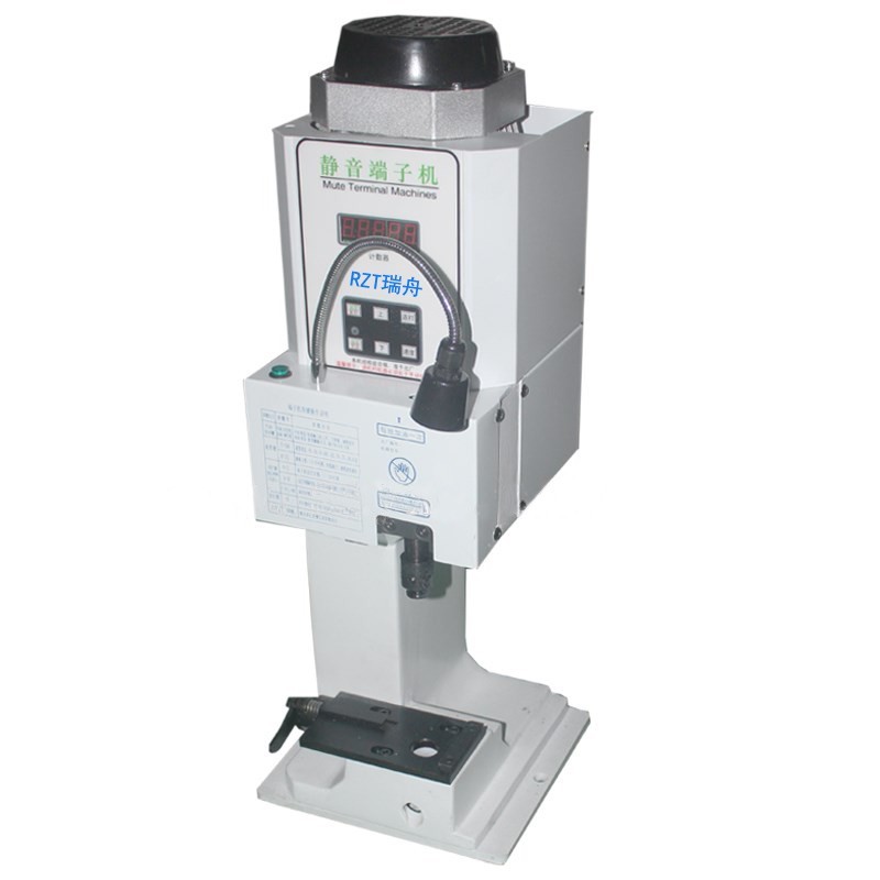 2.0T歪頭靜音半自動端子機 東莞瑞舟自動化2.0T靜音歪頭半自動端子機