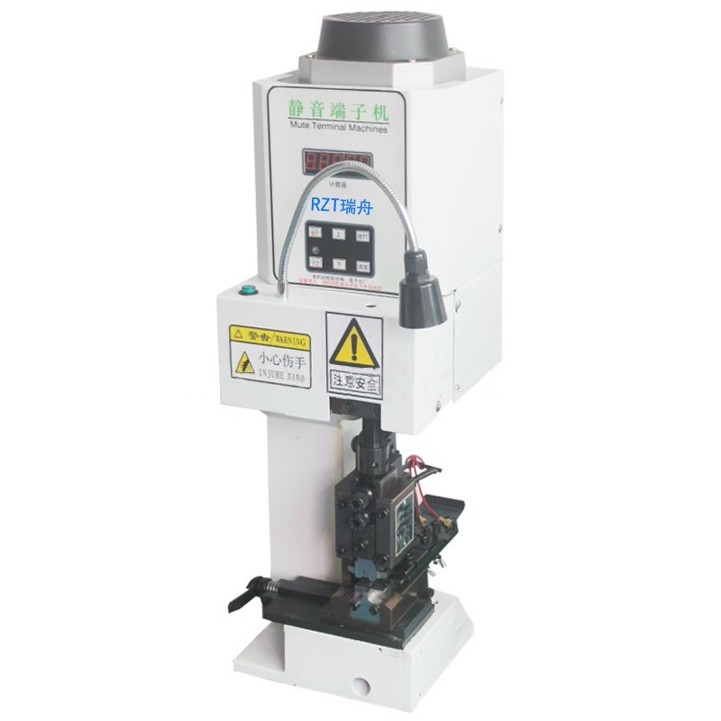2.0T歪頭靜音半自動端子機 東莞瑞舟自動化2.0T靜音歪頭半自動端子機
