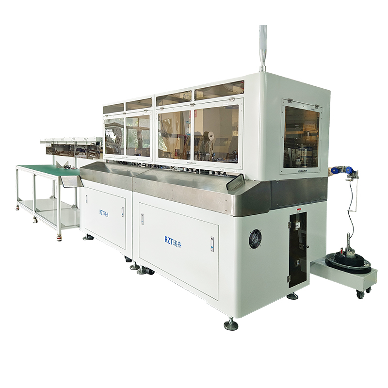 全自動套號碼管壓端機之線束自動化生產設備 RZT-210H 東莞瑞舟線束加工設備號碼管機