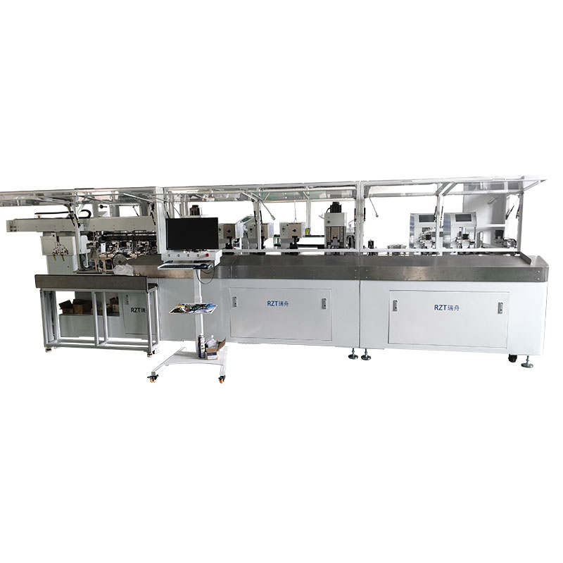 全數(shù)字智能雙端壓接穿膠殼加工中心 RZT-60613C 1全自動插膠殼機(jī)
