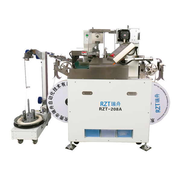 2019款全自動雙頭端子機 東莞瑞舟自動化--RZT-208A全自動端子機-壓接高度幕屏數(shù)字設(shè)定