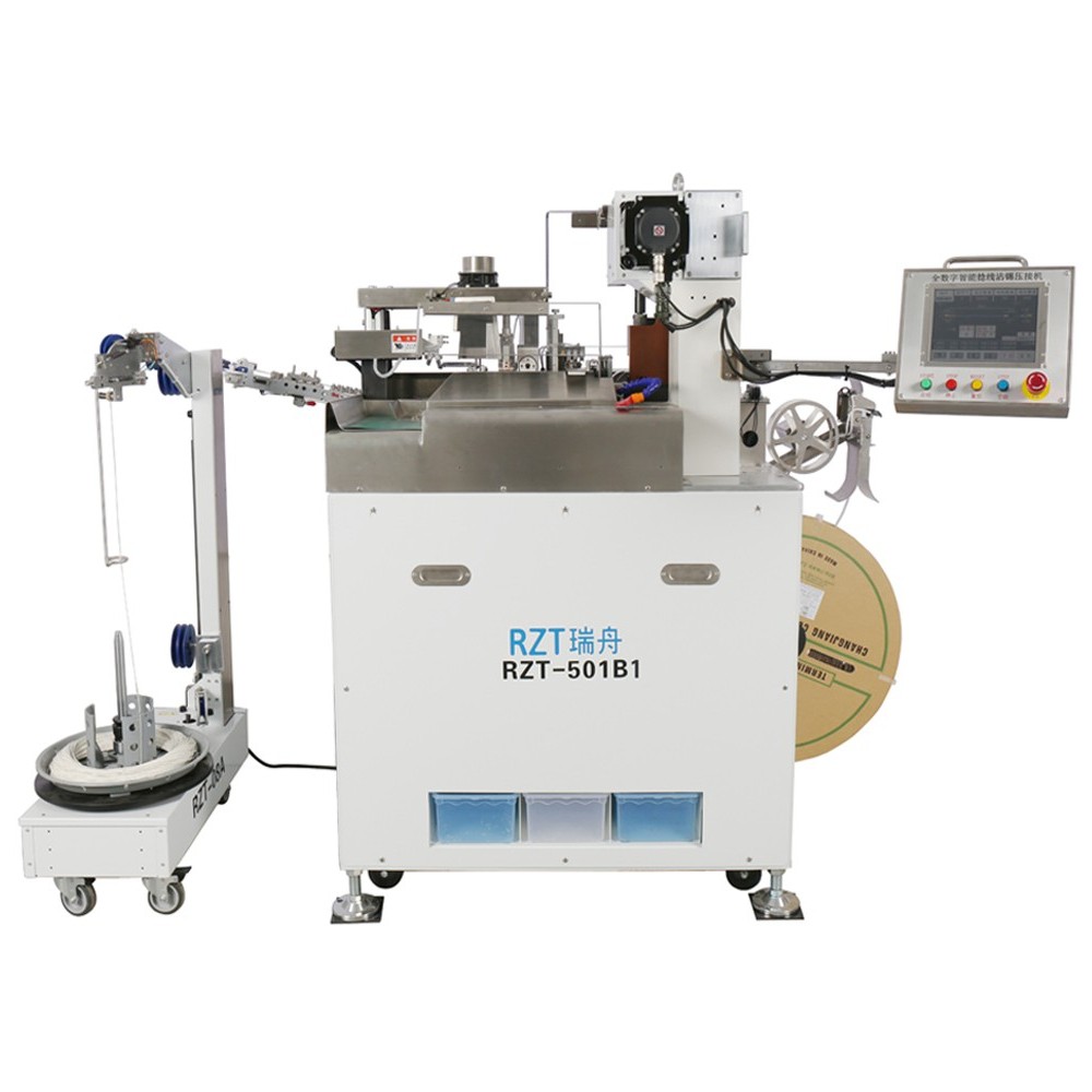 2019款全自動扭線沾錫機 RZT-501B1全自動捻線焊錫機東莞瑞舟自動化生產(chǎn)